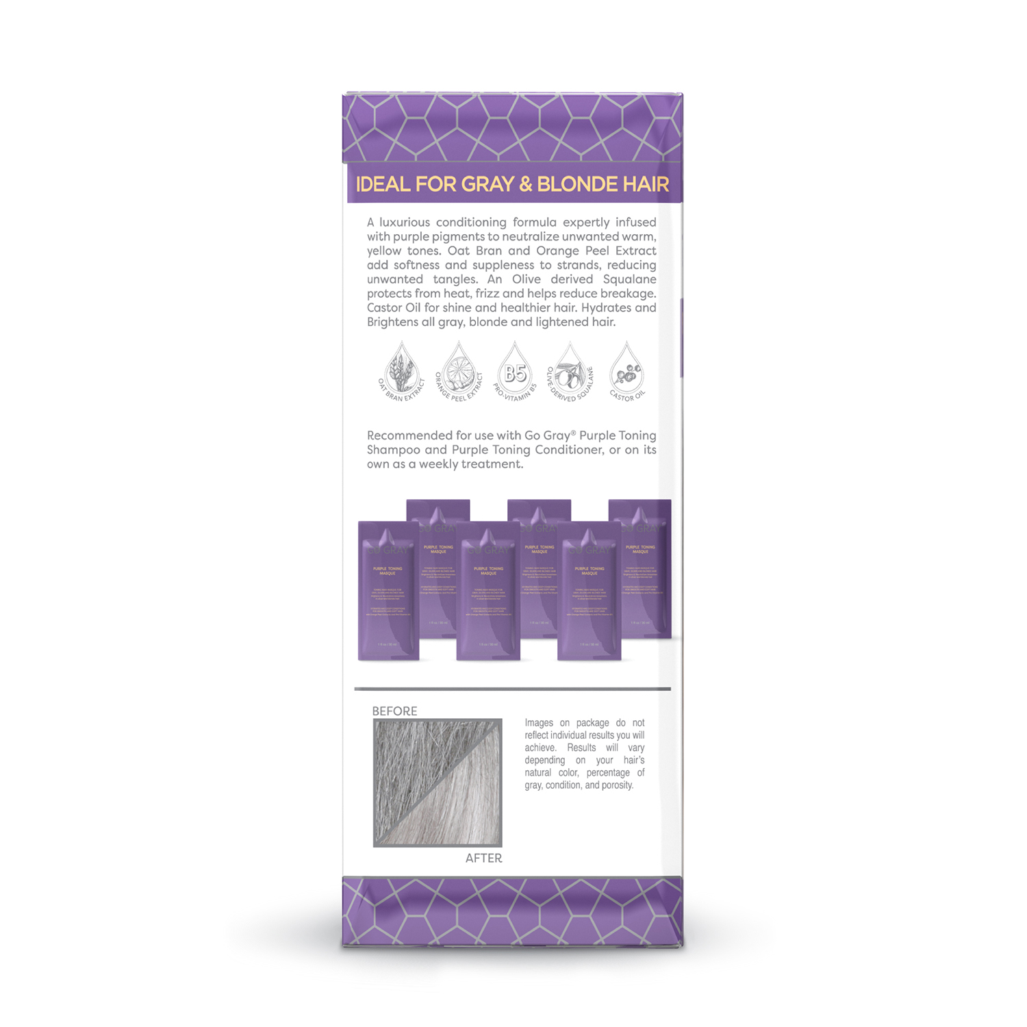 Go Gray Purple Toning Masque - Image 4