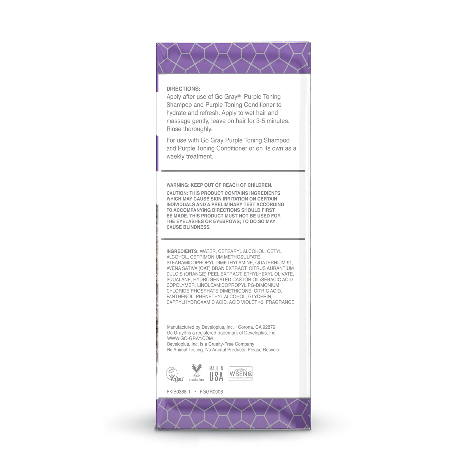 Go Gray Purple Toning Masque - Image 5